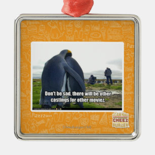 Sei nicht traurig ornament aus metall