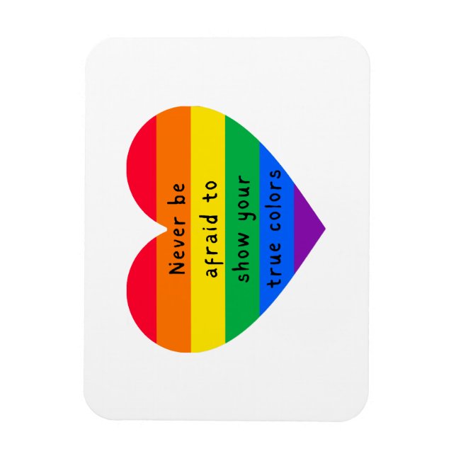 Sei nie ängstlich magnet (Vertikal)