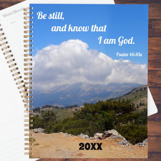 Sei noch Christlich Psalm 46:10 Bibelverse Planer (Von Creator hochgeladen)