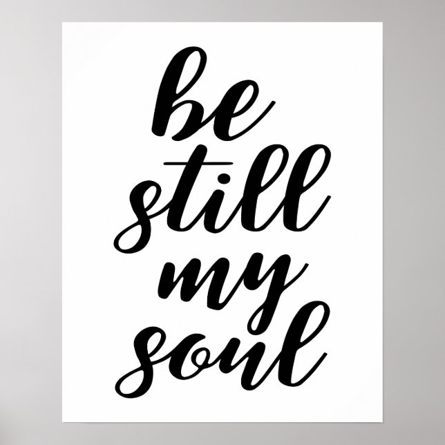 Sei noch mein Soul-Poster Poster (Vorne)