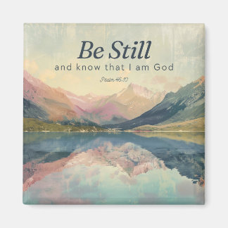 Sei noch Pastel Mountain Magnet