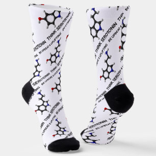 Sei optimistisch und aufhebend denken Serotonin-Mo Socken