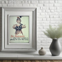 Sei patriotisch Glänzendes Poster