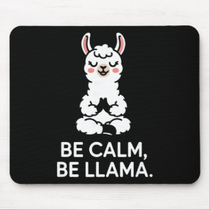 Sei ruhig, sei Lama Meditation Yoga _1 Mousepad