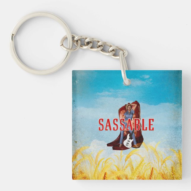 Sei Sassable Schlüsselanhänger (Vorderseite)