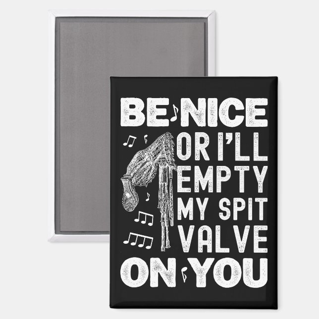 Sei schön, dass ich meine Bagpipe mit dem Spit-Val Magnet (Vorderseite/Rückseite)