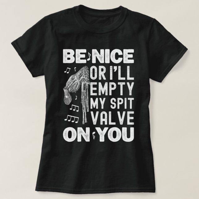 Sei schön, dass ich meine Bagpipe mit dem Spit-Val T-Shirt (Design vorne)