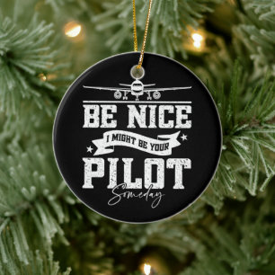 Sei schön, dass ich vielleicht eines Tages dein Pi Keramik Ornament