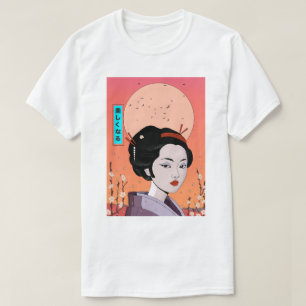Sei schön Geisha Girl T-Shirt