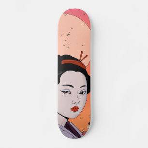 Sei schöne Geisha-Girl Skateboard