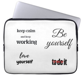 Sei selbst laptopschutzhülle