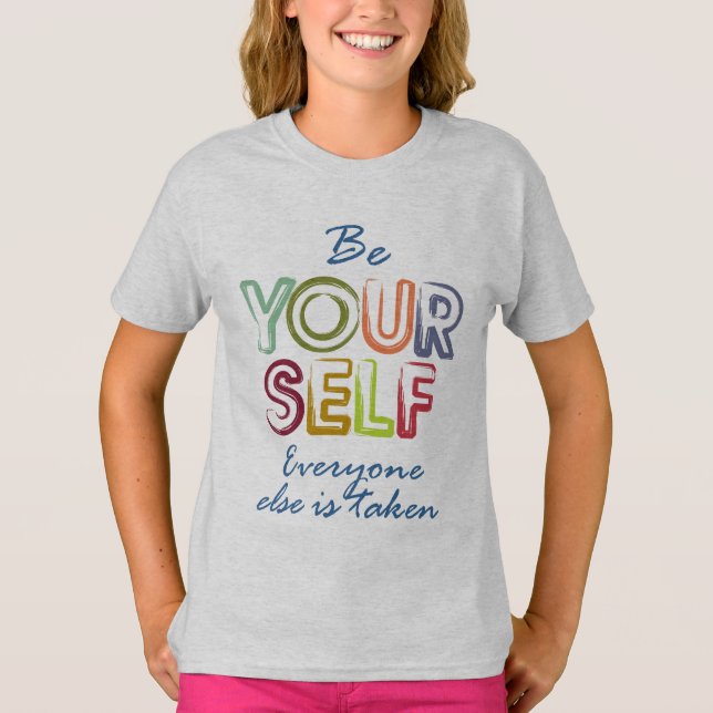 Sei selbst T-Shirt (Vorderseite)