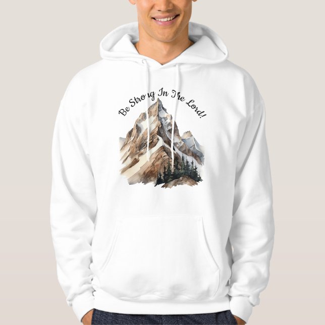 Sei stark im Herrn! Hoodie (Vorderseite)