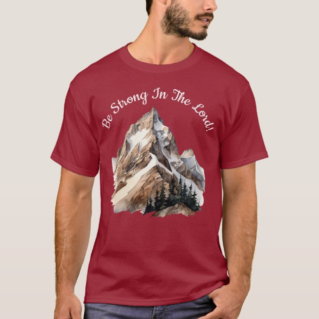 Sei stark im Herrn! T-Shirt (Vorderseite)