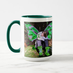 Sei stark Lyme-Borreliose-Bewusstsein Feen-Kaffeet Tasse