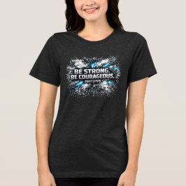 Sei stark - Sei mutig Tri-Blend Shirt