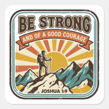 Sei stark und guten Mutes Josua 1:9 Stempel