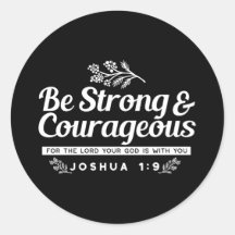 Sei stark und mutig – Josua 1:9 Bibelvers