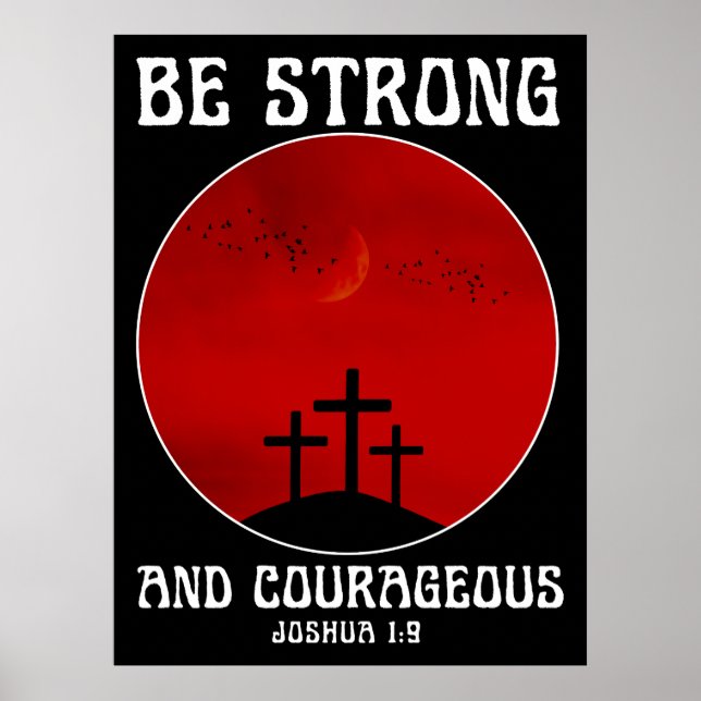 Sei stark und mutig poster (Vorne)