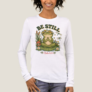 Sei Still Christlicher Glaube Damen T-Shirt Tri-Blend Shirt