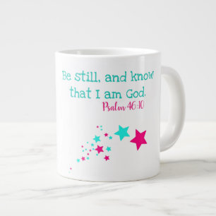 Sei still - Jumbo-Tasse