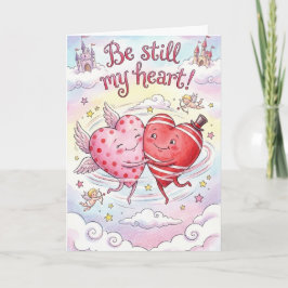 Sei still mein Herz - Personalisiertes Valentinsta Karte