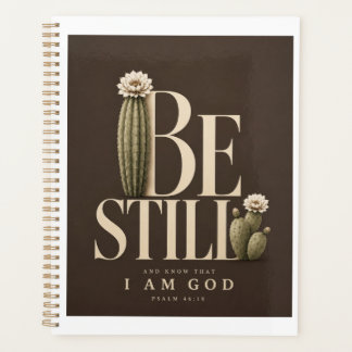 SEI STILL | Psalm 46:10 Planer | Walnuss