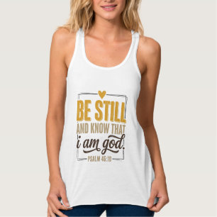 Sei still Psalm 46_10 Vintage Christliches Shirt D