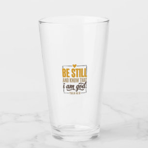 Sei Still Psalm 46_10 Vintage Christliches Shirt D Glas