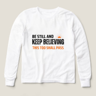 Sei still und Behalt zu glauben. Auch das soll pas