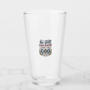 Sei Still Und Erkenne Christlicher Psalm 460 Shirt Glas