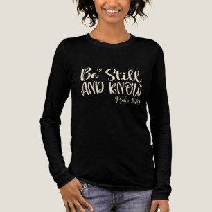 Sei Still Und Erkenne Psalm 46 V 10 Damen Tri-Blend Shirt