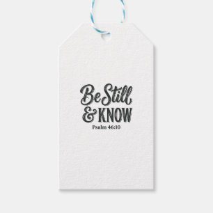 Sei Still Und Wisse Psalm 46_10 Christliches T-Shi Geschenkanhänger