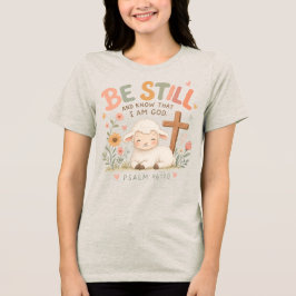 Sei still und wisse Tri-Blend shirt