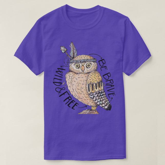 Sei tapfer und frei OWL T-Shirt (Design vorne)
