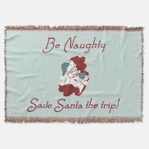 Sei unartiger Weihnachtsmann Decke
