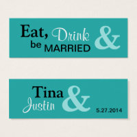 Sei Verheiratet Small Favor Tag - Aqua