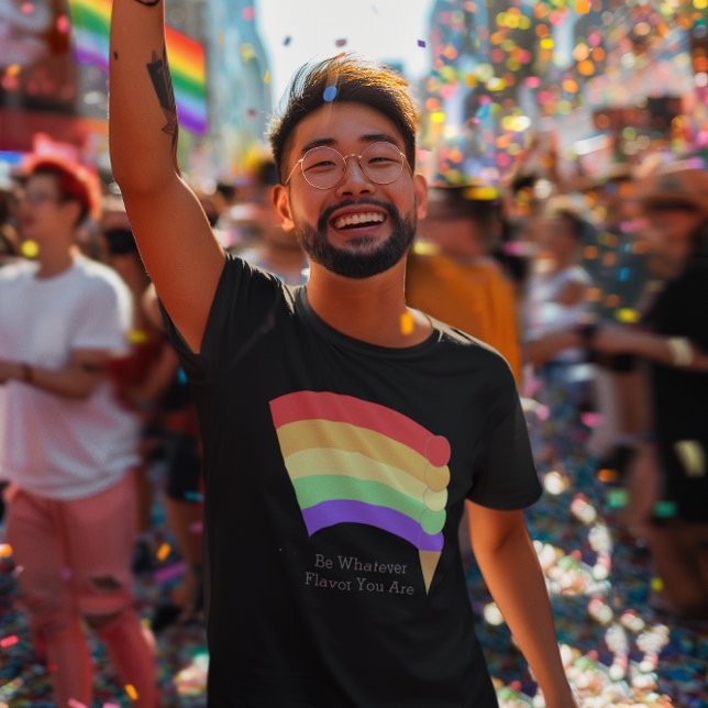 Sei welcher Geschmack auch immer Rainbow Con Perso T-Shirt (Von Creator hochgeladen)