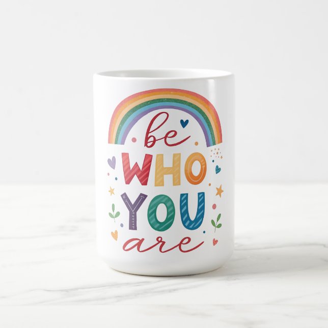 Sei, wer du bist kaffeetasse (Mittel)