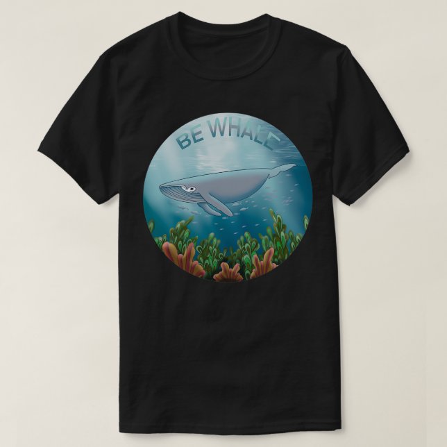 Sei Whale gut T-Shirt (Design vorne)