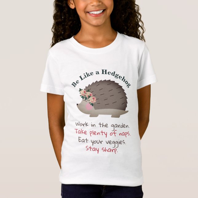 Sei wie ein Igel Kids T - Shirt (Vorderseite)