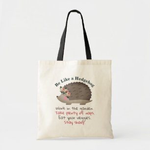 Sei wie ein Igel Tote Bag Tragetasche