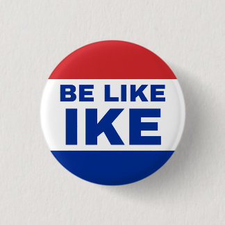 Sei wie Ike. Authentischer Hilferuf aus den 20ern. Button