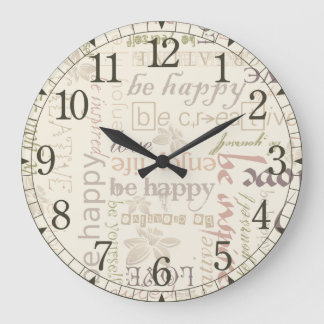 Sei wieder vintage Wanduhr