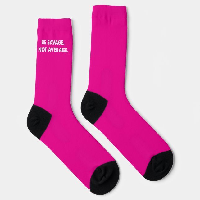 Sei wild, nicht durchschnittlich - Übung Socken (Rechts)