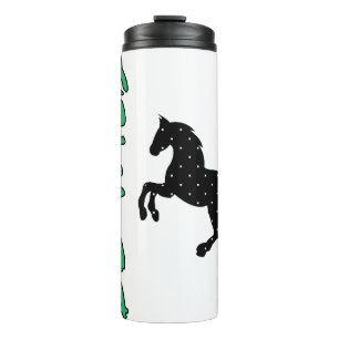 Sei wild – Starkes dekoratives Pferdedesign inspir Thermosbecher
