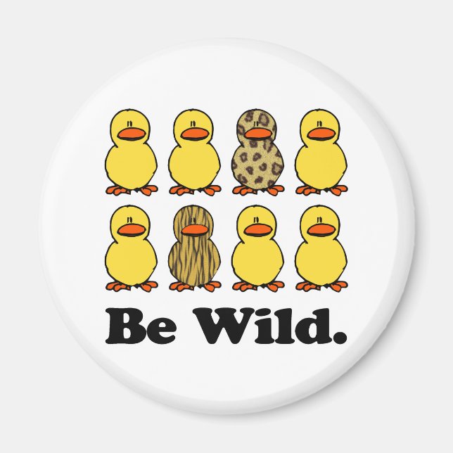 Sei wilde Enten Magnet (Vorne)