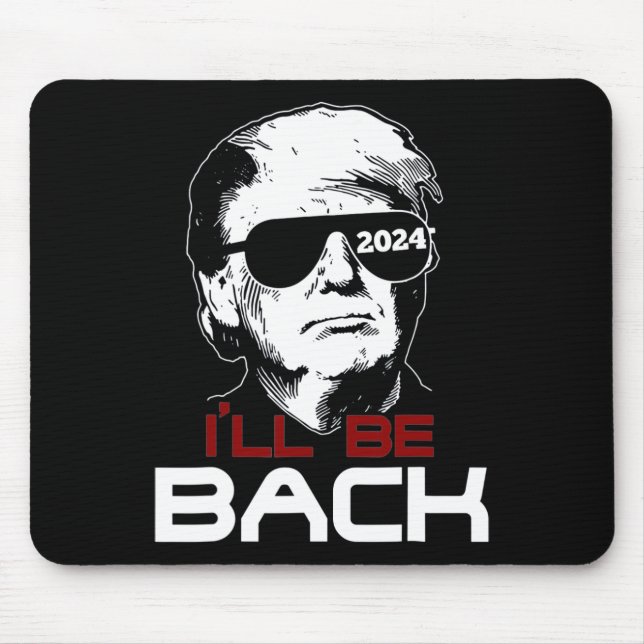 Sei zurück zu Trump 2024 Mousepad (Vorne)