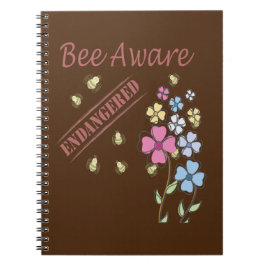 Seid aufmerksam - Rettet die Bienen Notizblock