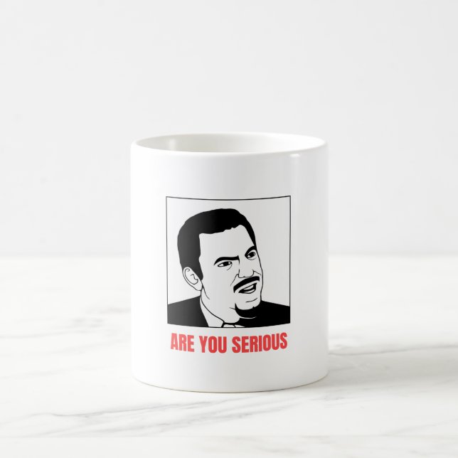 Seid ihr ernsthaft Meme? Kaffeetasse (Mittel)
